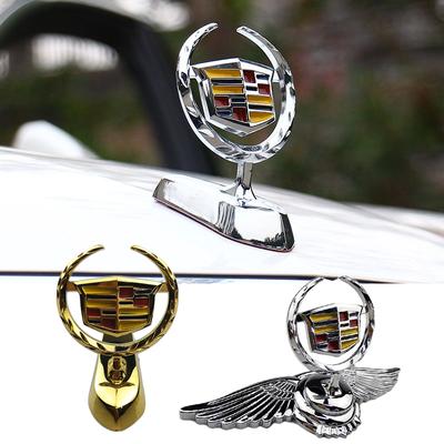 Pro CTS BLS Escalade Seville Tiburon SLS XTS XT6 CT6 Chromový Znak na Kapotu Auta Znak Nálepka na Kapotu Logo pro Úpravu Auta