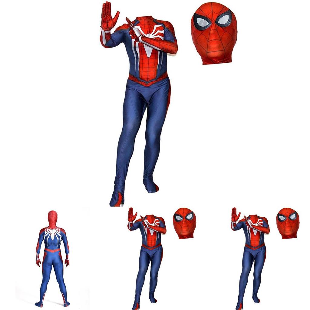 Costum Cosplay Ps4 Insomniac Spider-man Imprimat 3D Adult Copii Costum Spidey Zentai Cu Manoperă Exquisită Și Material Licra Respirabil