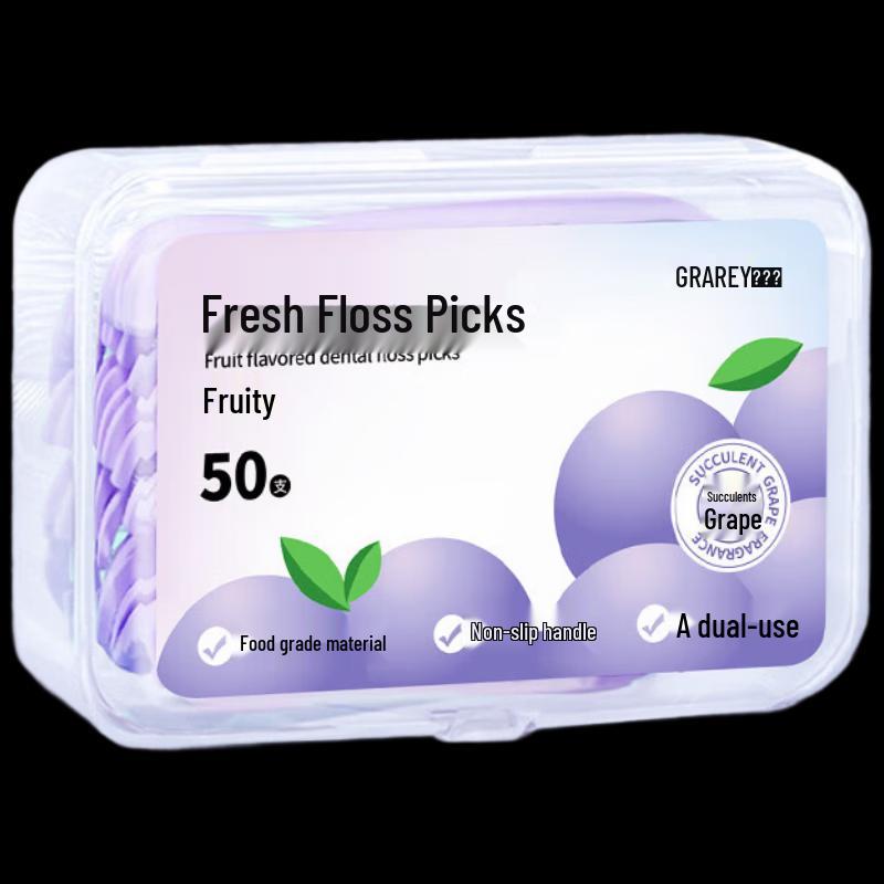GRAREY Fruit Flavor Dental Floss Picks