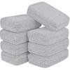 AIDEA Microfiber Applicator Pad-8 Pack, Car Wash Sponge, Grey