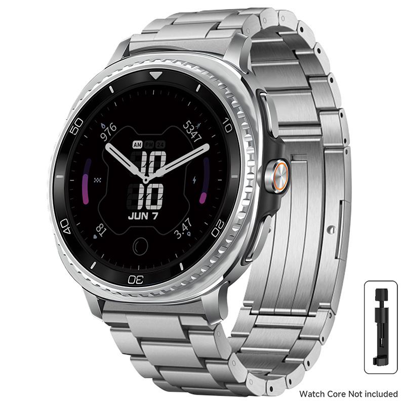 

Titanium Alloy Business Strap For Samsung Galaxy Watch 8 Ultra 2 Wrist Band Bracelet For Watch 8 Classic 46mm/ 8 40 44mm Correa Galaxy watch 8 40mm