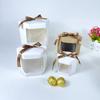24pcs Hexagonal Party Gift Boxes with Ribbon 3 Size Kraft Paper Party Favor Boxes Folden Gift Wrap Box Display Box for Wedding Birthdays Packaging Box