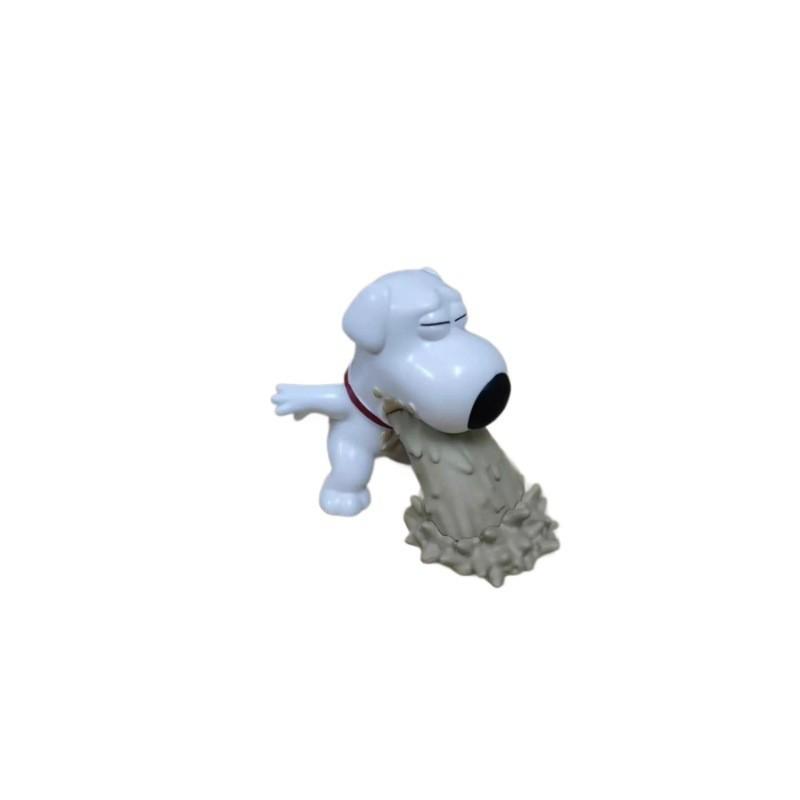 Family Guy Brian Griffin Vomiting Dog Pvc Figure With Humorous Design For Anime Collectors And Desk Decor
