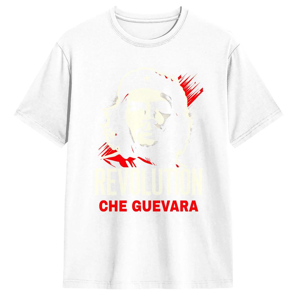 Che Guevara T Shirt Beach Harajuku T Shirts Pure Cotton ONeck Oversized Top Tees Short Sleeve Vintage Tshirt