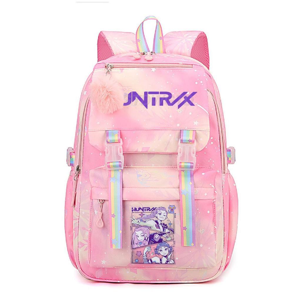 Ins Style Witch Hunter Group Printing Student Backpack Hot Sale New KPop Large Capacity Student Backpack