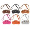 Glasses Case Portable Neck Hanging Soft Leather Scratch Wear Resistant Glasses Bags PU Leather Glasses Holder