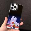 Cartoon S-Smiling friends Phone Case Color Silver Shell For IPhone 17 16 15 14 13 12 11 Pro Max Plus
