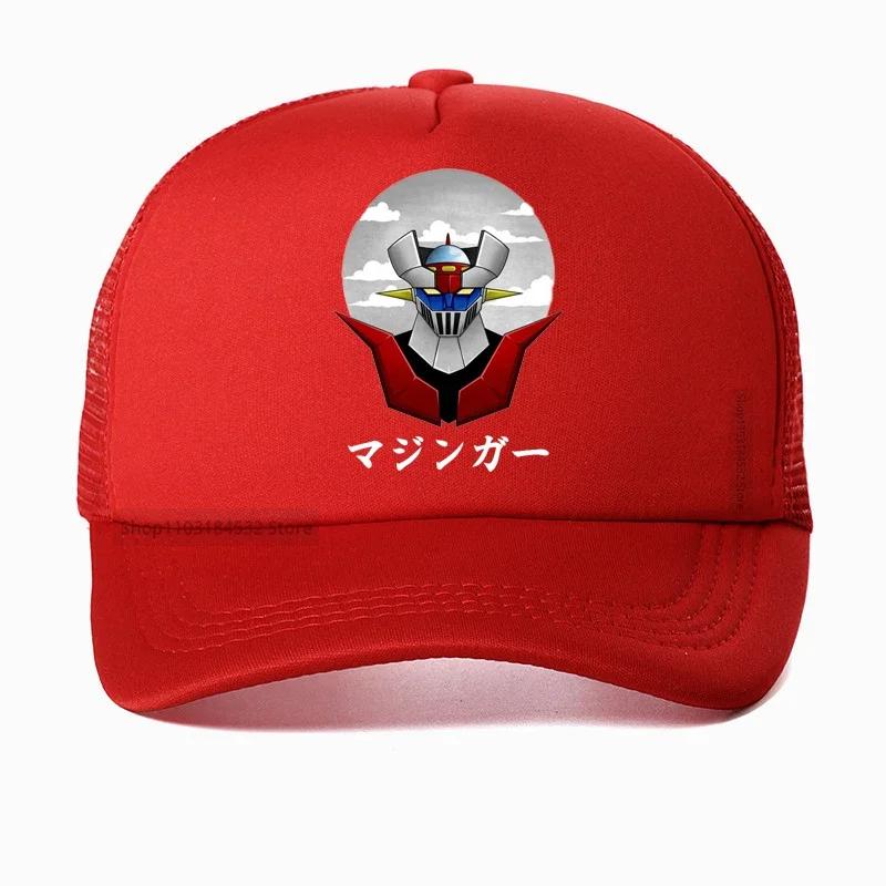 Unisex summer Dad hat Anime Mazinger Z baseball cap Für Männer Design Kurzarm Mode Benutzerdefinierte Plus Cartoon Camiseta hats