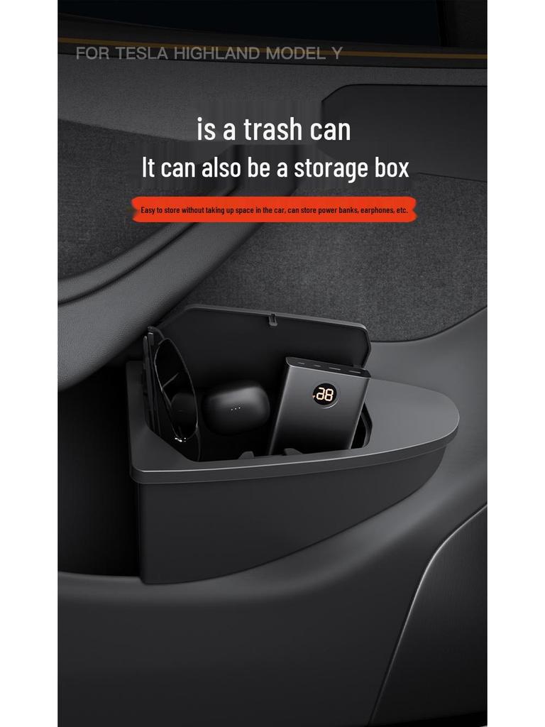 Tesla Model Y/3 Tür Organizer & Mülleimer Zubehör