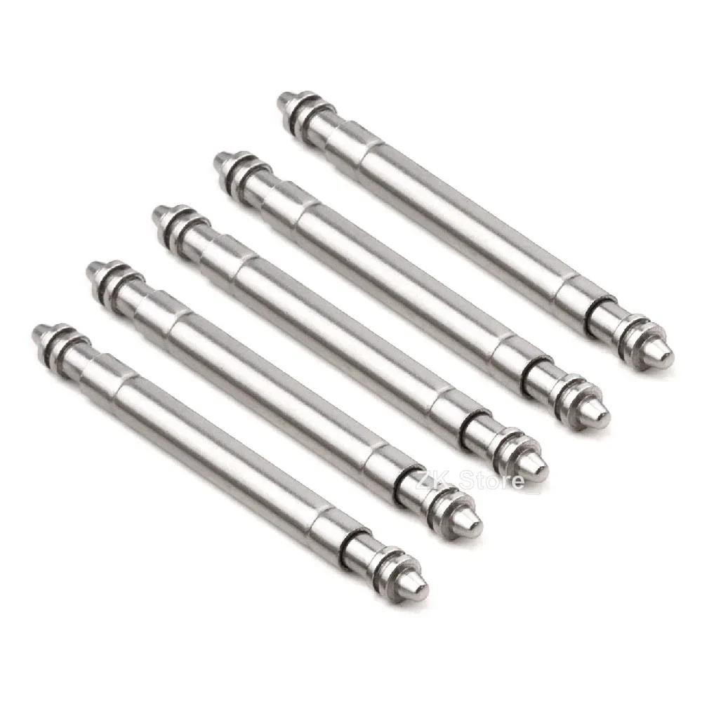 316L Edelstahl Federstege 1,5mm 1,8mm 2,0mm Durchmesser Dick Stark Langlebig Verbindungsstifte 19.5 20.5 21.5mm Uhrenzubehör