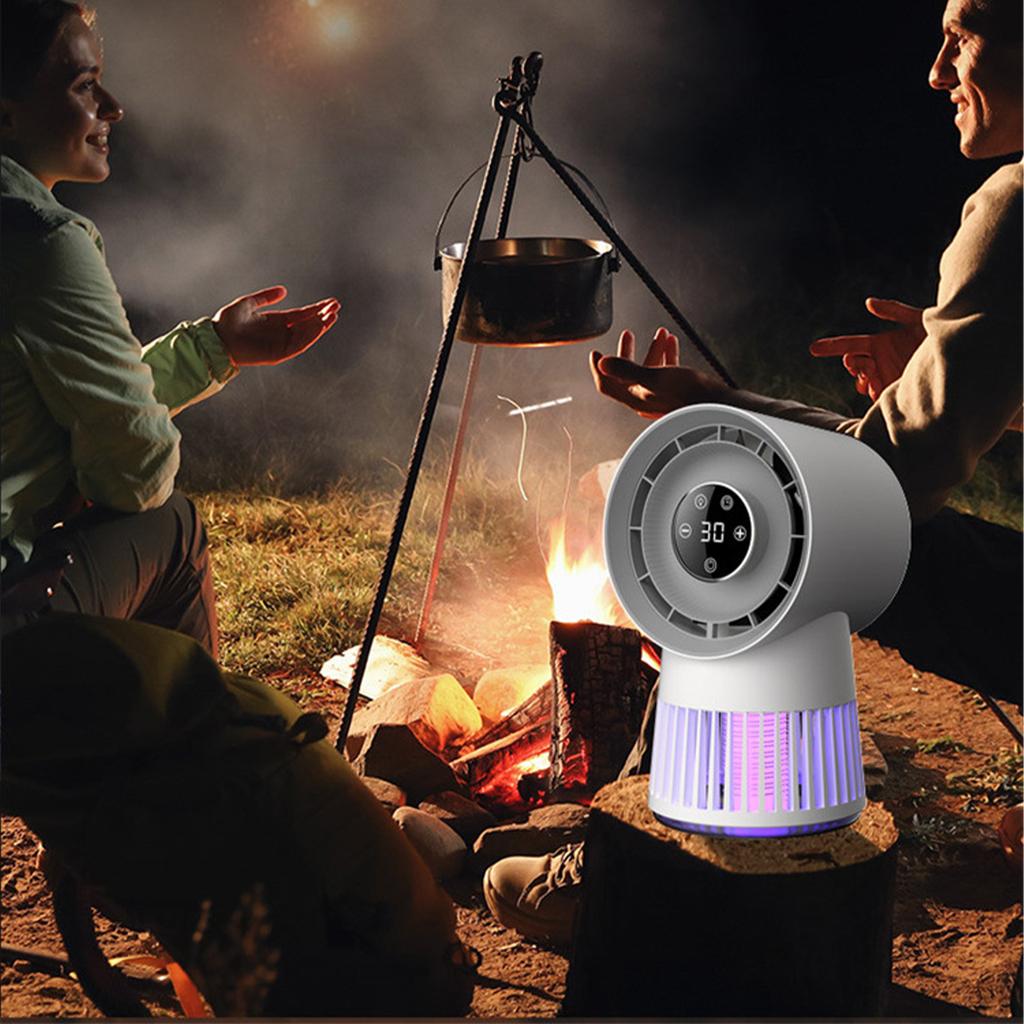 Mosquito killer lamp electric shock mosquito killer lamp fan two in one outdoor camping usb mosquito killer