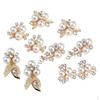 10 Pieces Diamante Rhinestone Embellishments Buttons for