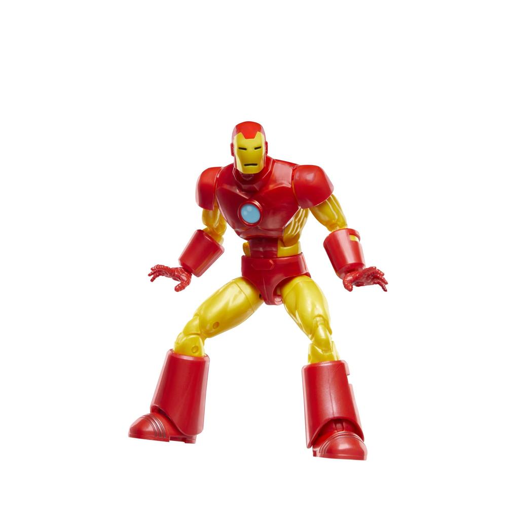 Hasbro Marvel Comics Iron Man (Model 09), Iron Man Comics Collectible 6-inch (15cm) Action Figure, Retro Design Blister Packaging, F9028, Authentic