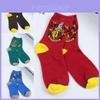 Elegantes Calcetines Largos de Algodón de Punto Unisex de Harry Potter Para Fans de Slytherin Gryffindor