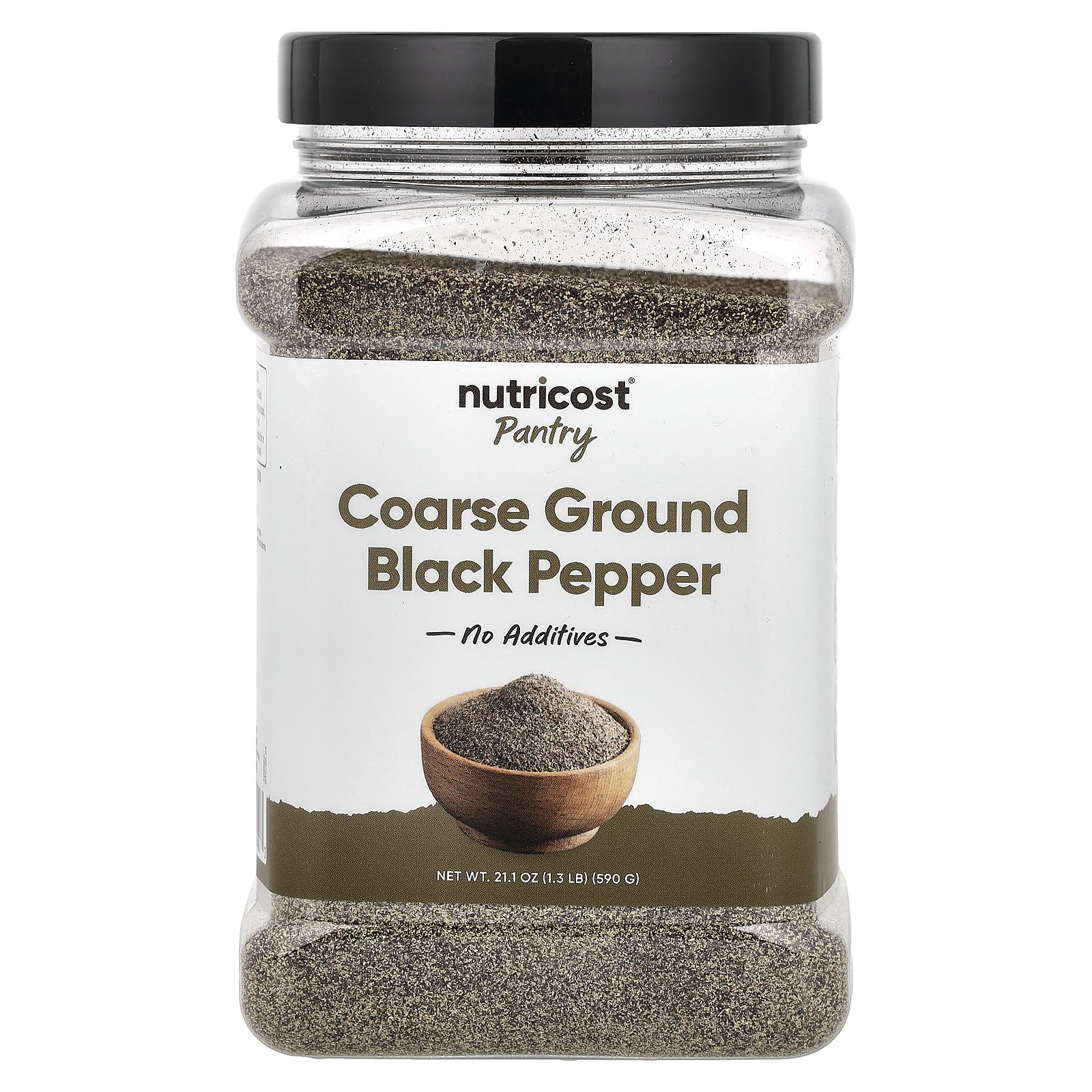 

Nutricost, Pantry, Coarse Pepper, 590g (21.1oz)