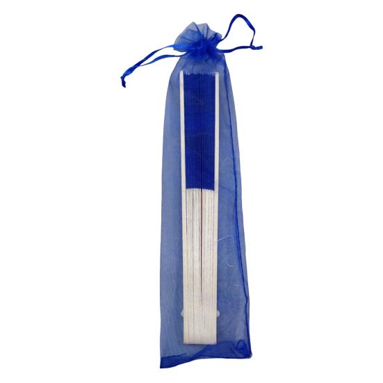 Silk Folding Fan Bamboo Lightweight Hand Fans with Organza Bags Wedding Guests Fans Party Decoration