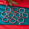 10Pcs/Set Christmas Snowman Heart Tree Gift Box Snowflake Santa Claus Soft Clay Beaded Multilayer Bracelet For Women Men Jewelry
