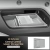 For Land Rover Defender 2025 2026 Central Control Storage Box Double Layer Waterproof Anti-Slip Car Organizer with Privacy Cover