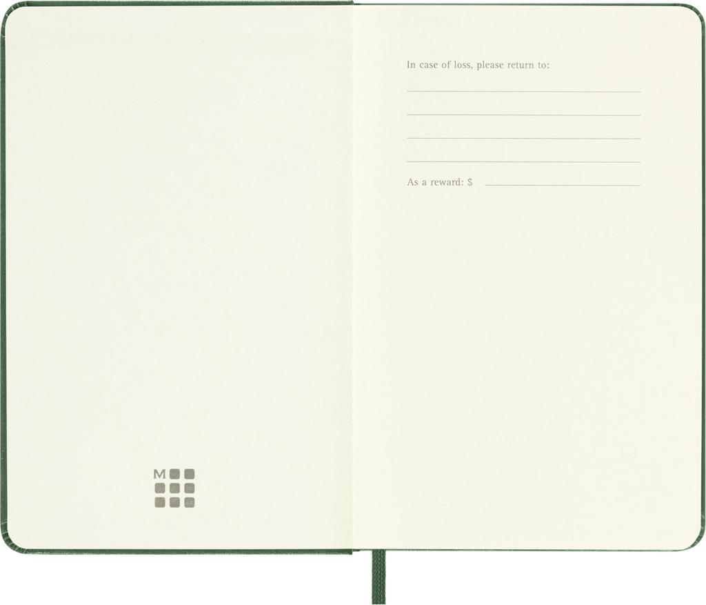 Moleskine 2026 January Weekly Pocket Size x Myrtle DHK1512WN2Y26 Planner, Start, 12-Month Diary, (9cm 14cm), Hardcover, Green,