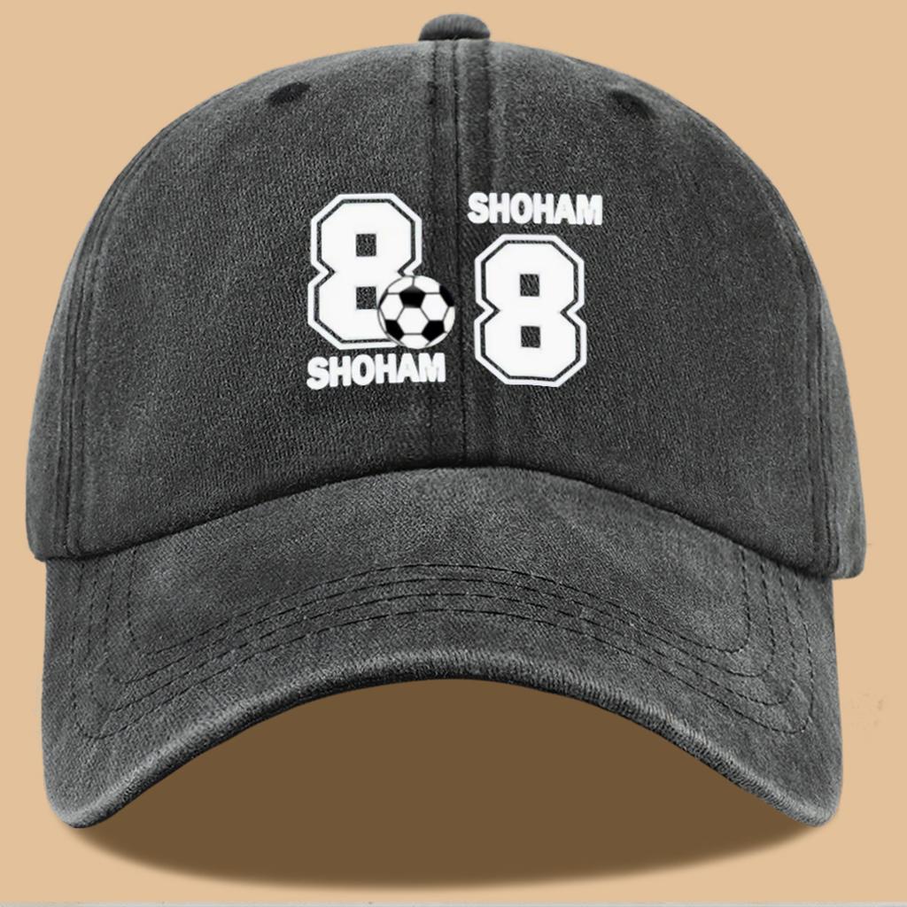 Printed Baseball Cap Trendy Personalized Fashion Cap SHOHAM Letter Decoration Unisex Adjustable Cap