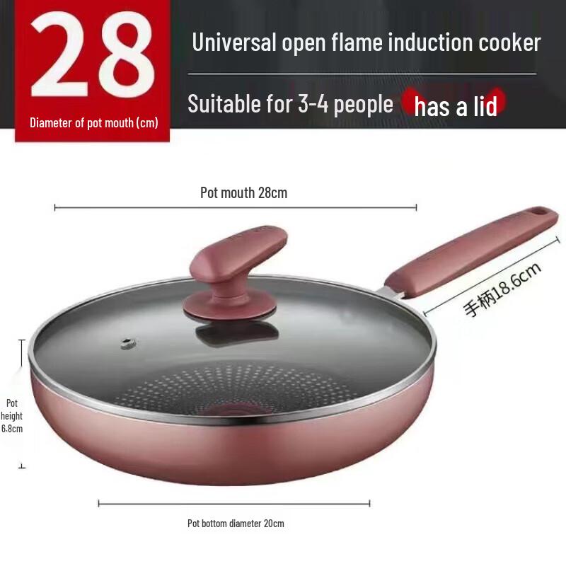SUPOR 28cm Non-stick Frying Pan with Heat Indicator