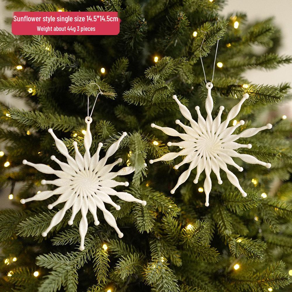 Angel Feather High Heels Christmas Ornament with Snowflake and Reindeer Pendant