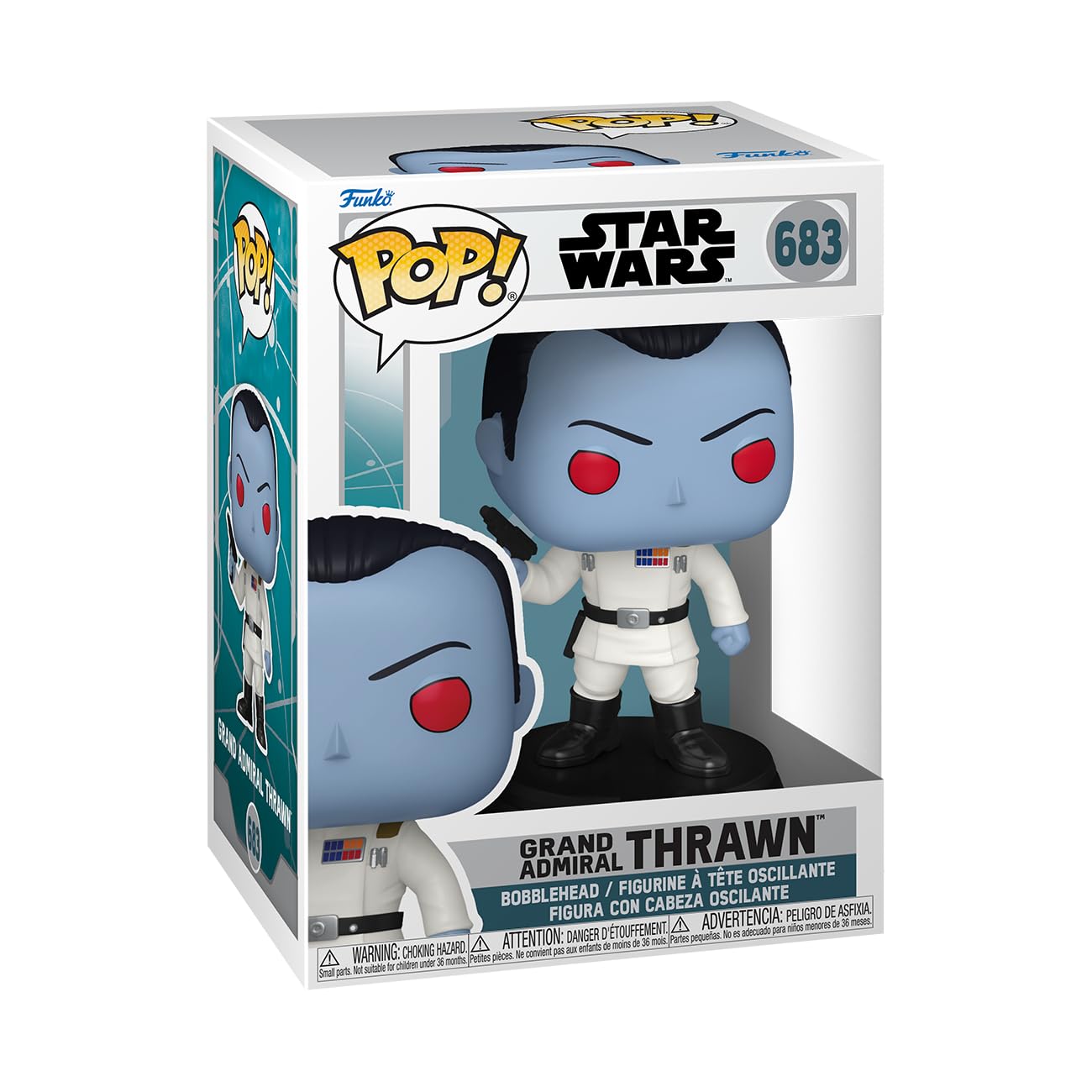 

Star Wars Ahsoka Grand Admiral Thrawn Figure Star Wars Funko Funko POP!