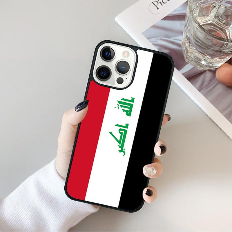 Iraqi Iraq Flag Phone Case Cover For iPhone 17 Air 16 15 14 Plus 11 12 13 Pro Max Coque Shell Fundas