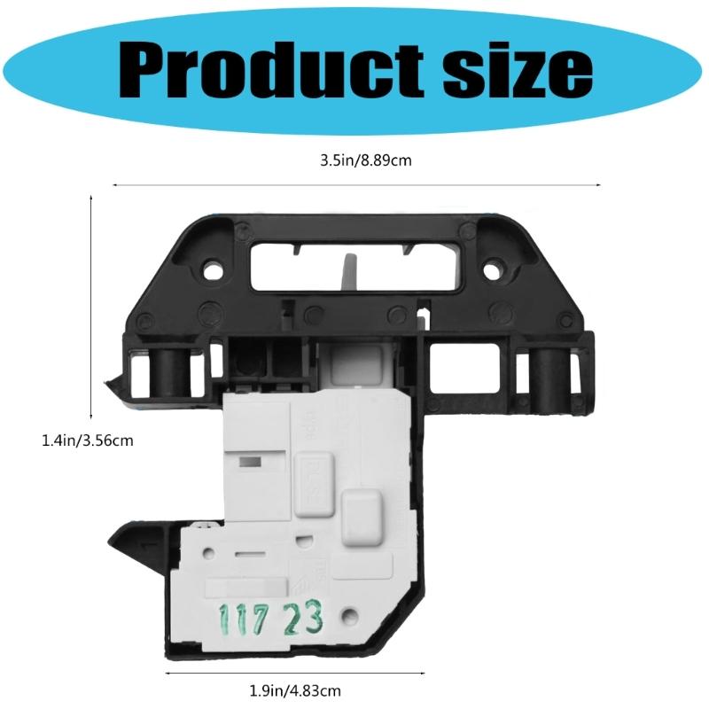 Universal Replacement Door Lock Mechanism Locking System for Front Load Washers Featuring Heat Resistant ABS Texture