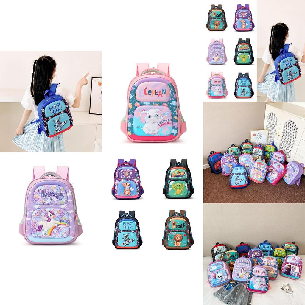 Cute Cartoon Children's Backpack Lightweight And Waterproof Suitable For Boys And Girls Of All Ages Name Cartoon Children's Backpack)