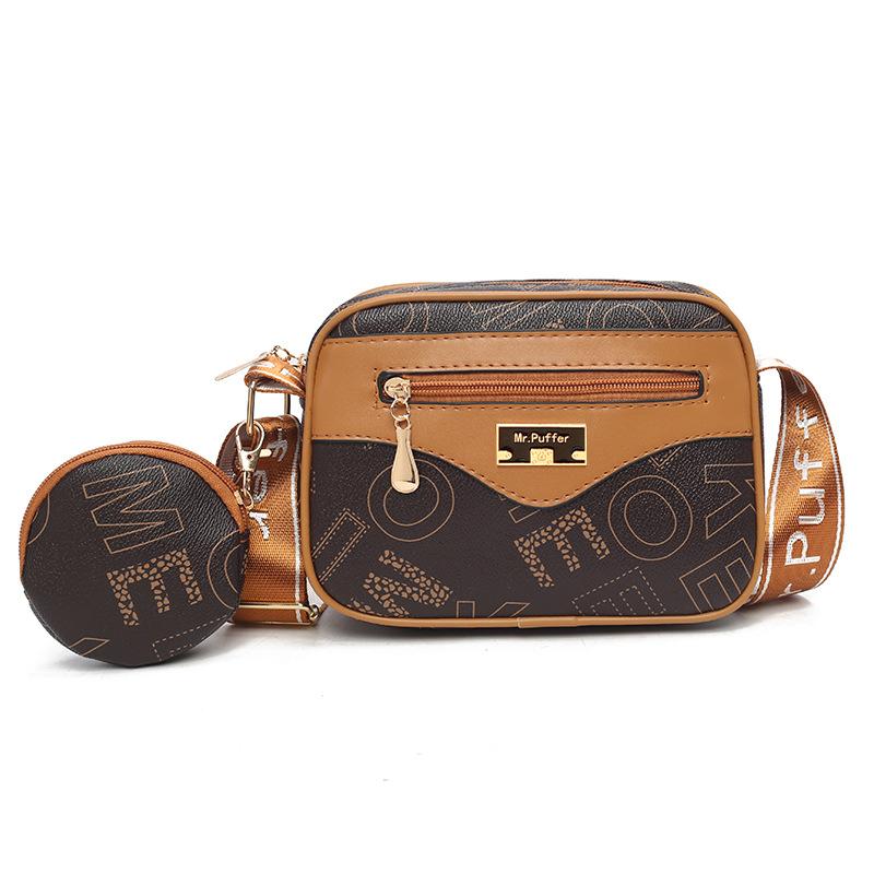 Bag Women's One Crossbody Bag Multi-compartment Hot Selling Fashion Printed Shoulder Bag Classic