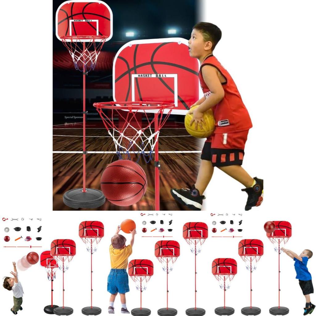 Adjustable For Indoor And Outdoor Play With Heavy Duty Iron Frame