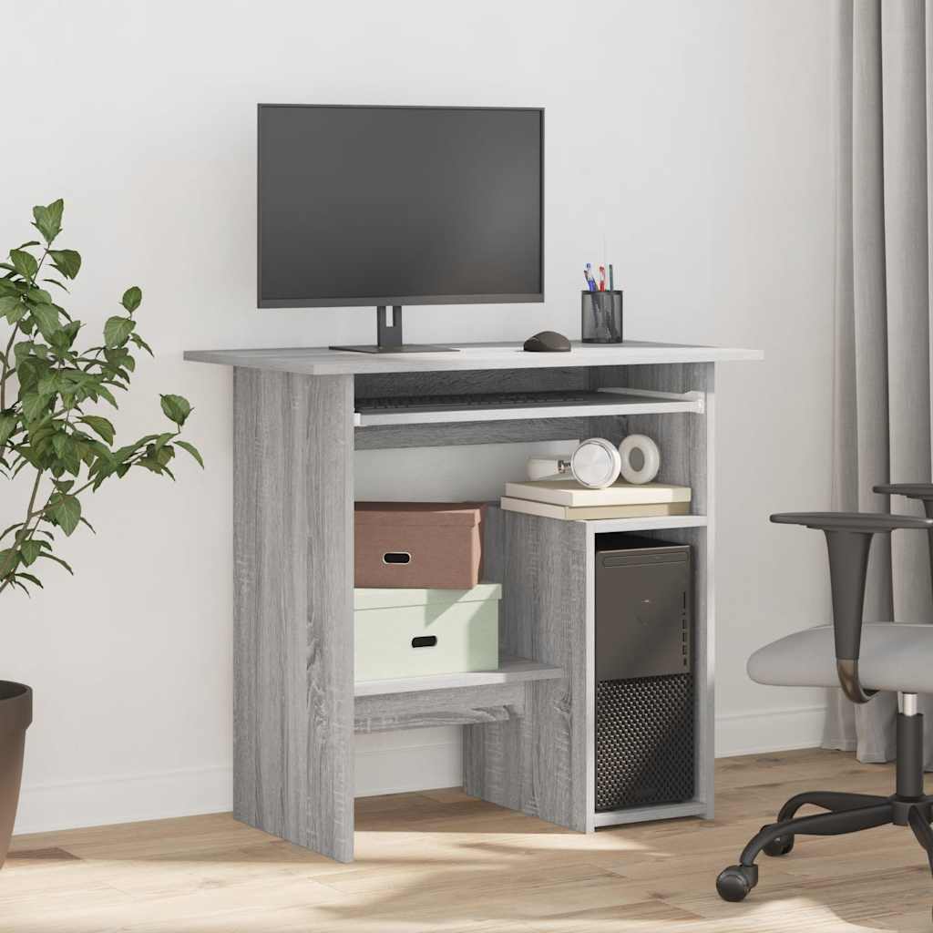 Desk Gray Sonoma 80 x 45 x 74 cm Particleboard