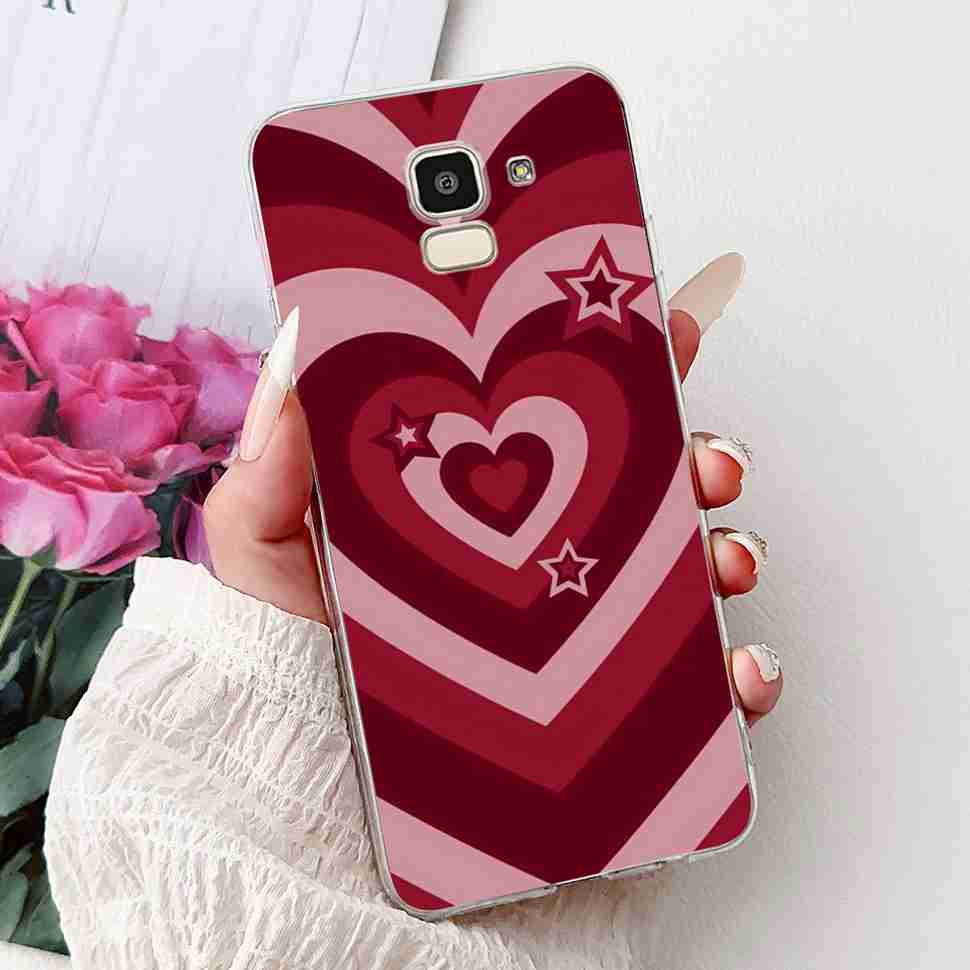 For Samsung Galaxy J6 2018 SM-J600F Case Popular Love Cool Tiger Soft Silicone TPU Cover For Samsung j6 J6 2018 Phone Shell Bag