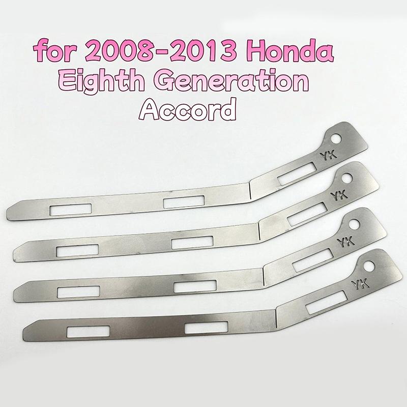 2 Piezas Hebilla de Placa Metálica Para Accord Octava Generación 2008 2013 Soporte Frontal de Parachoques Soporte de Fijación Resistente al Óxido