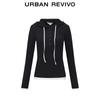 UR Women's Playful Color-block Hooded Long Sleeve Tee