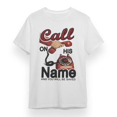 Women's Oversize T-Shirt Mens Womens Tees Top With Vintage Phone Gospel Graphic 100% Cotton Tee USA