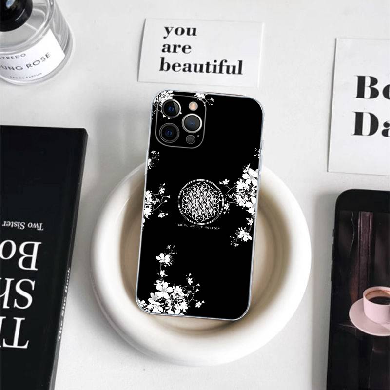 Rock Band B-Bring M-Me The H-Horizon For IPhone 11 12 13 14 15 16 17 Pro Max Plus Air Transparent Clear Shockproof Case
