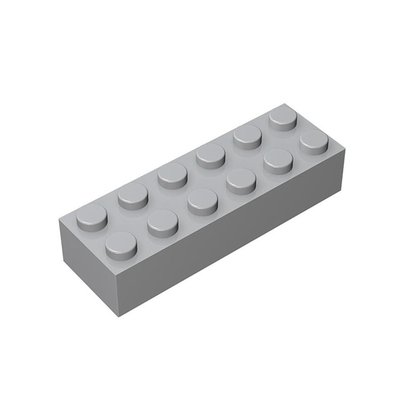 44237 2456 Stein 2 x 6 Steine Kollektionen Großhandel Modular GBC Spielzeug Für Technic MOC Set 1 Stück Verkauf Gebäude Steine
