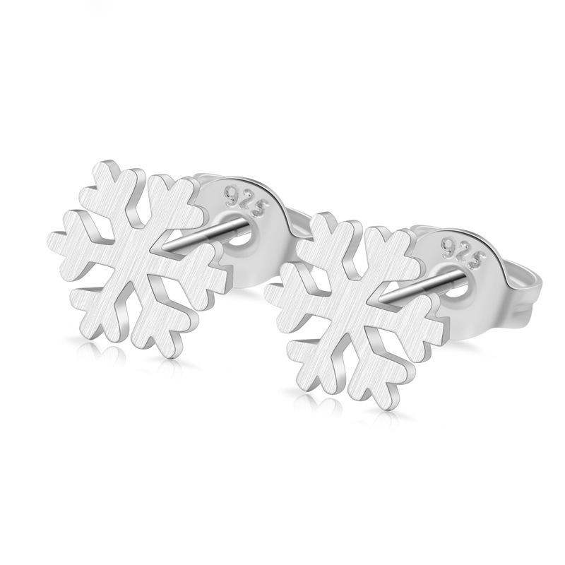 Minimalist Christmas Antler Stud Earrings For Women Small Delicate Fresh Temperament Versatile Cold Jewelry