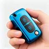 For Peugeot Partner Tepee 207 307 308 407 For Citroen C-Crosser C3 C4 Picasso Berlingo 2 Buttons Key Case Cover Case Keychain