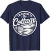 I'm Coming To The Cottage Romance Hockey Couple T-Shirt