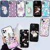 RE17 Cartoon Unicorn Phone Case for Samsung Galaxy S20 S21 S22 Ultra FE + Plus A21S A22 A24 A25 A26 A30 A30S A31