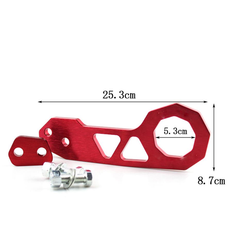 Universal RED JDM Style Aluminum Alloy Racing Car Rear Tow Hook for Honda Civic