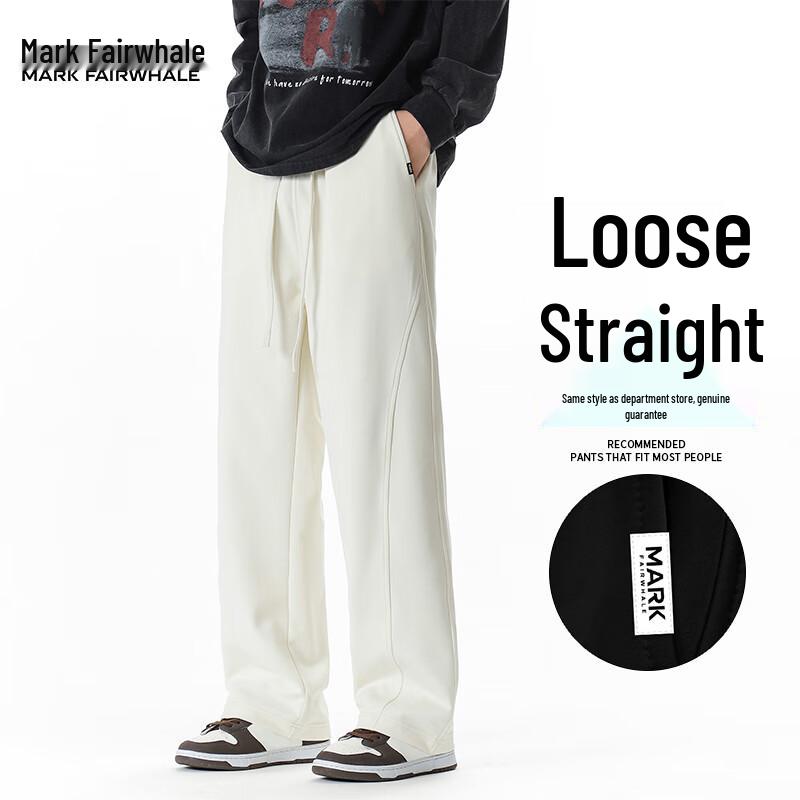 

Mark Fairwhale Men s Loose Straight-Leg Casual Sweatpants 2XL