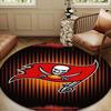 Tampa Bay Buccaneers Logo Round Mat, Anti-slip Circle Carpet Chair Rug For livingroom,Bedroom, Doormat Home Decor Gift Christmas Gifts
