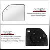 Auto Heated Upper Mirror Glass With/Without Blind Spot For Ford F150 2015- Ford Super Duty F250 / F350 / F450 / F550 17-22