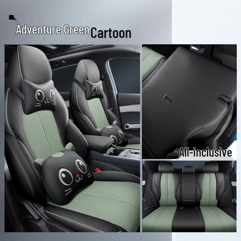 LTCS Car Seat Cover for BYD Yuan PLUS: Sports Leather, All-Season Cushion