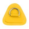 6Pcs D-Rings Patches PVC Stainless Deck Rigging Sets Inflatable Boat D-Rings Pad