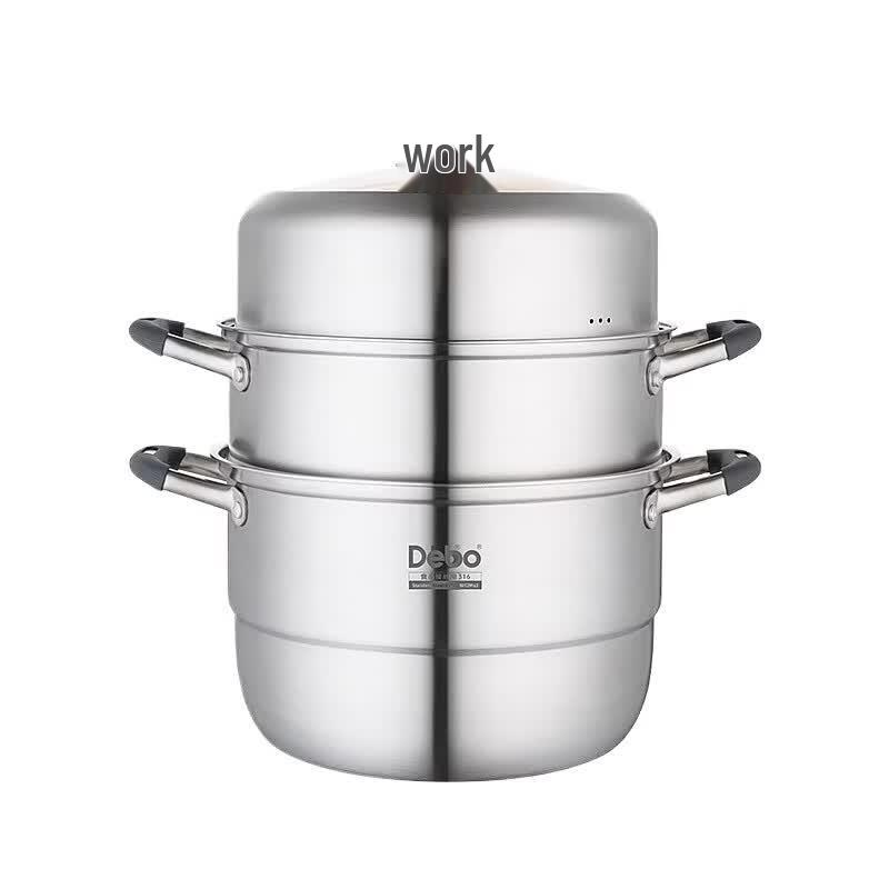 Debo Lerilla 28cm 316 Stainless Steel Anti-Dry Burn Steamer